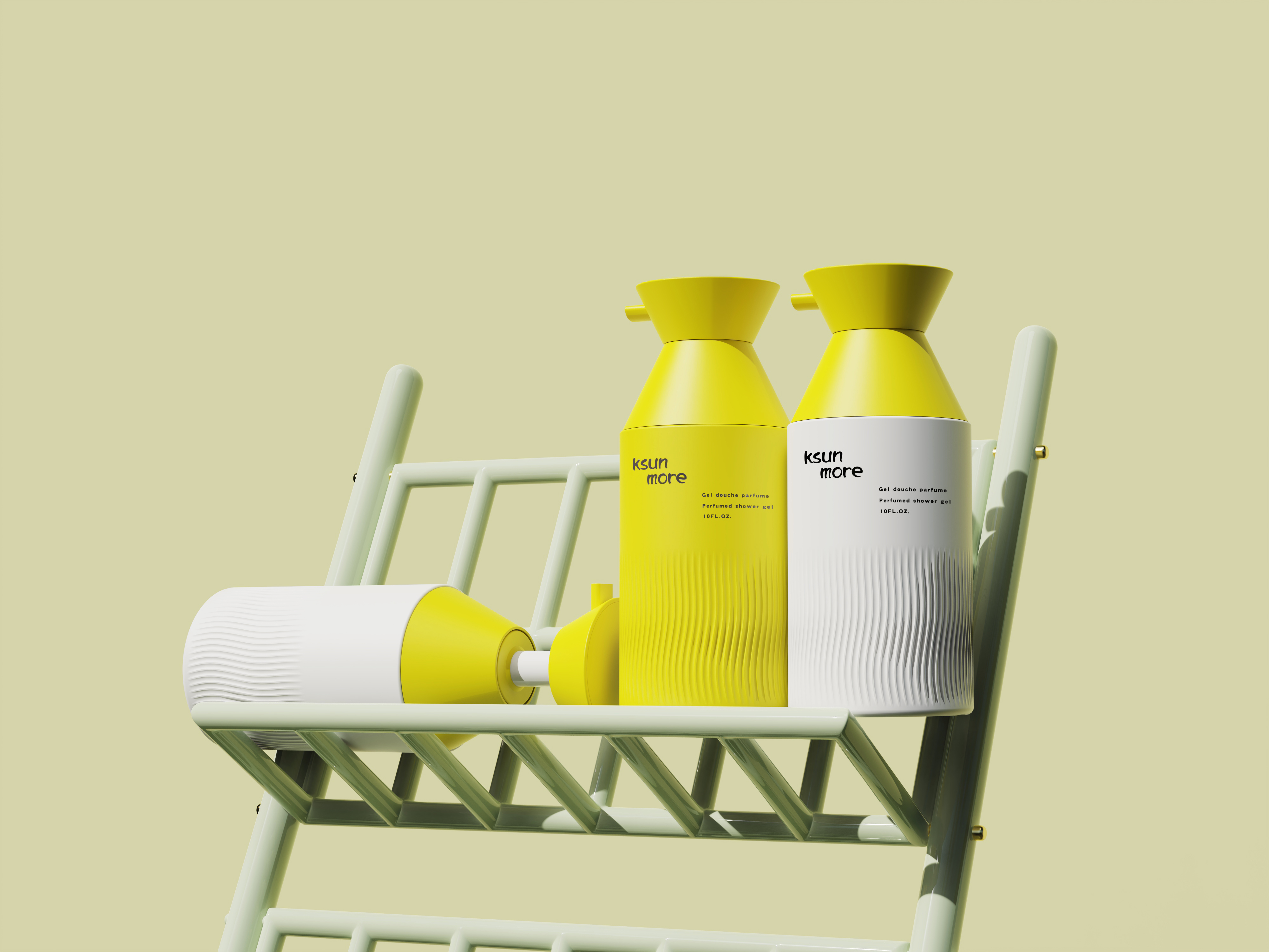 新品丨水波纹洗护包装瓶