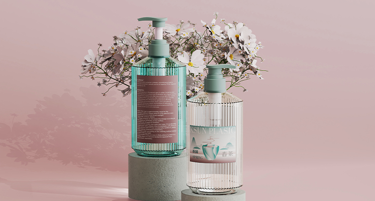 定制丨竖纹圆形洗发水瓶