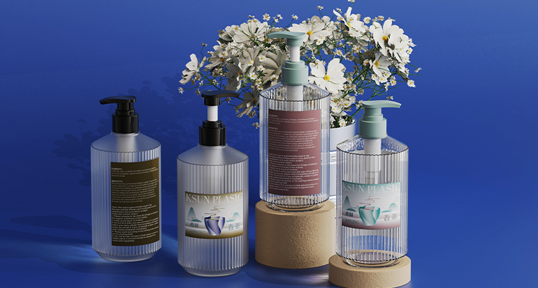 定制丨竖纹圆形洗发水瓶