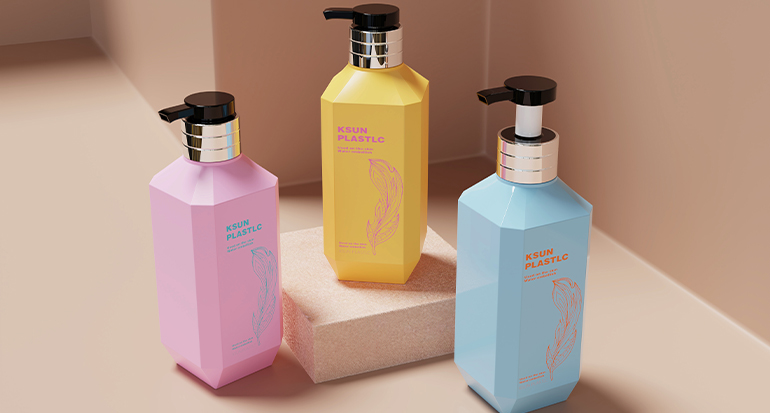 定制丨棱边方形乳液瓶